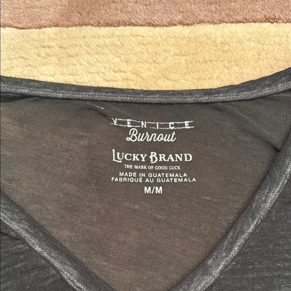 Lucky Brand Dark Gray Short Sleeve Tee - Picture 2 of 3